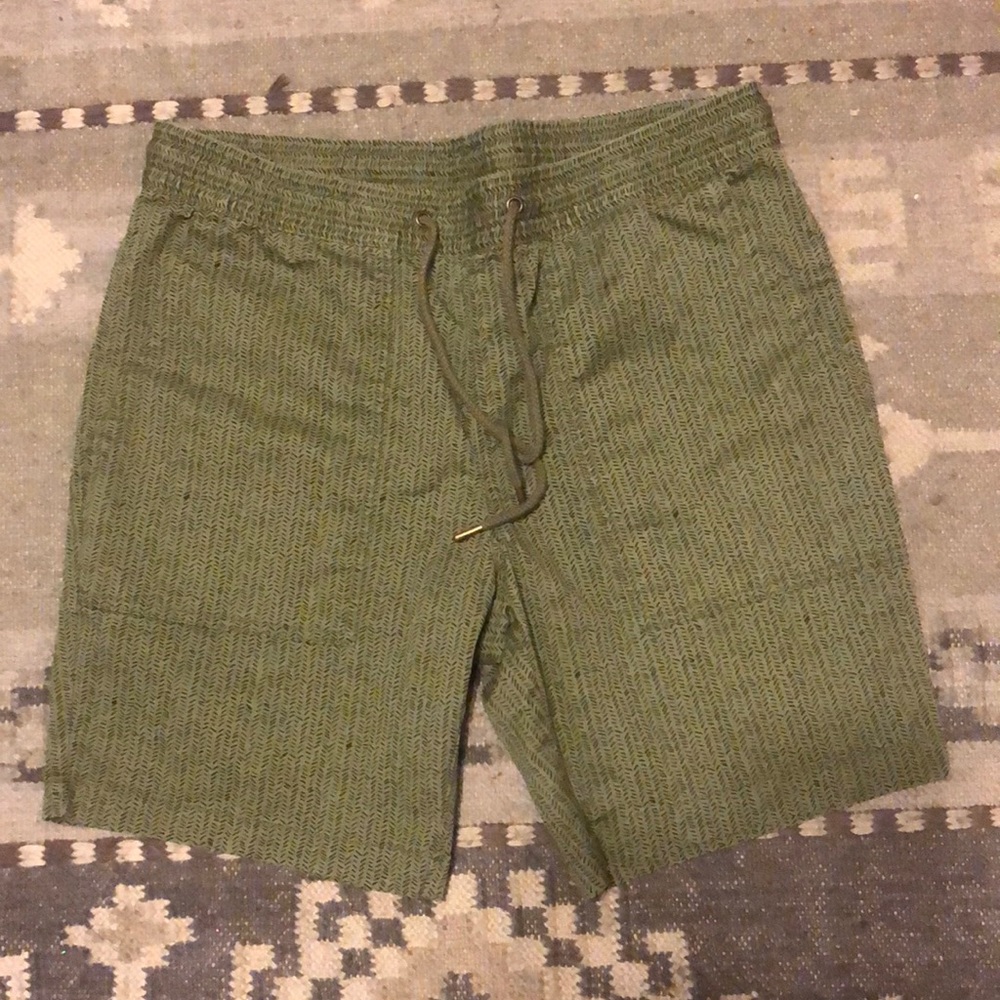Green shorts